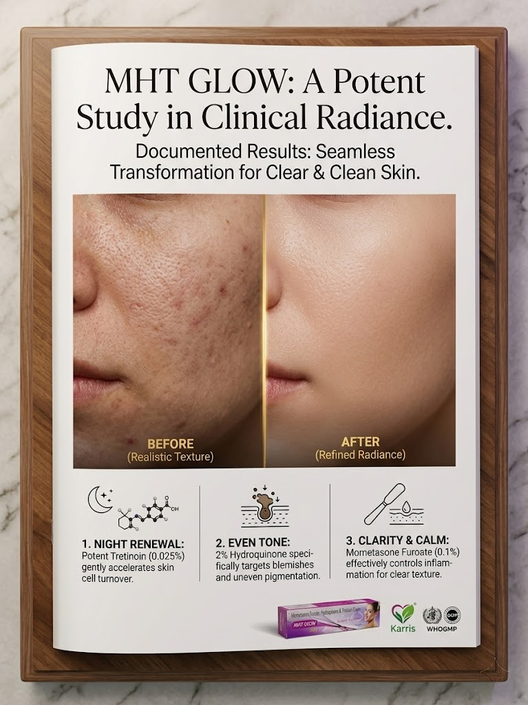 Clinical study result: 94% reported clearer skin