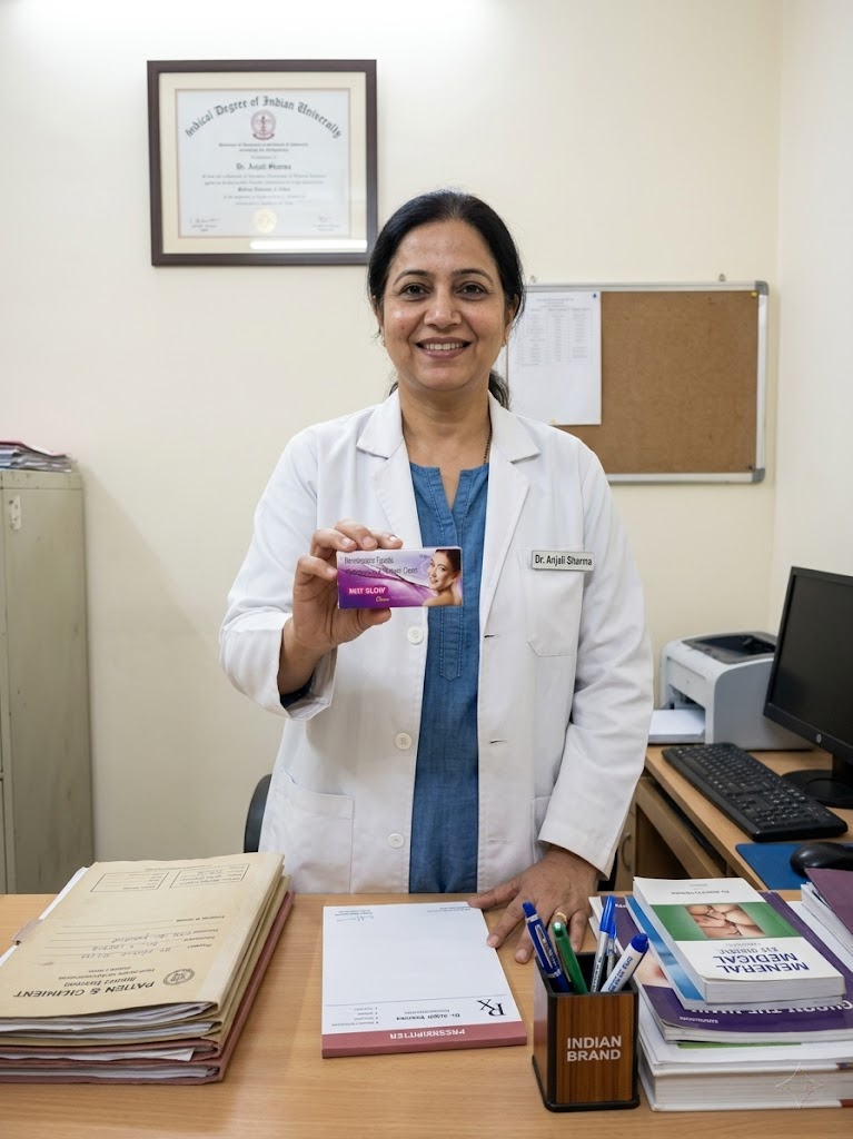 Dermatologist recommending MHT Glow active formula