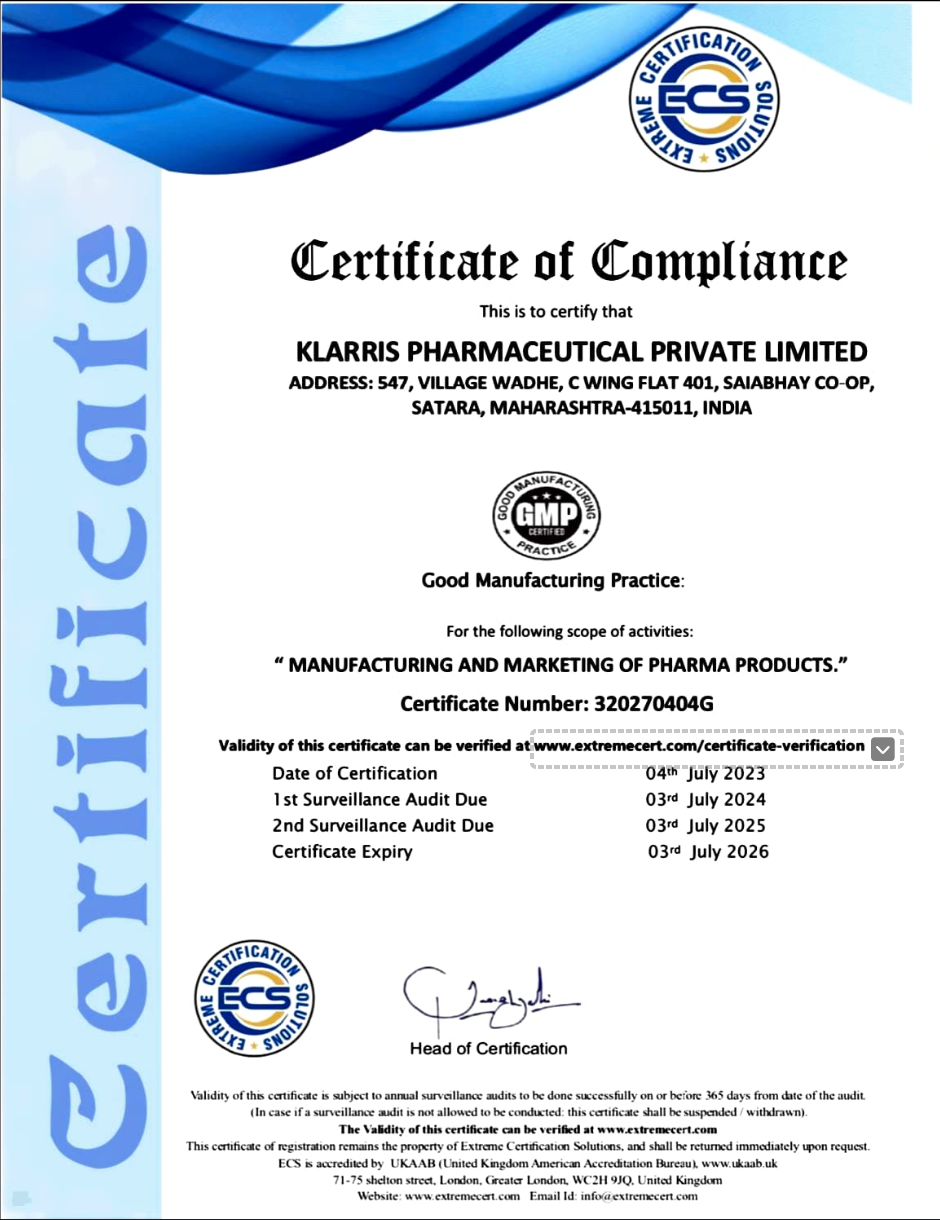 GMP (Good Manufacturing Practice)